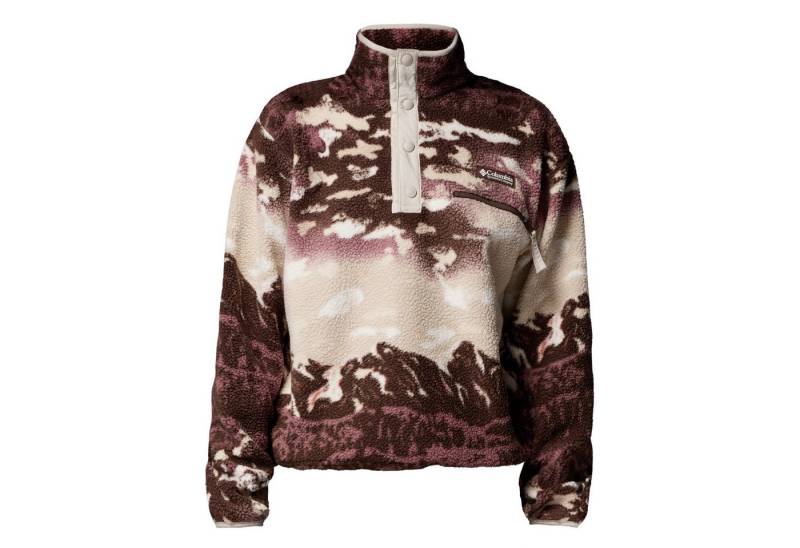 Columbia Fleecepullover Helvetia™ II Printed Cropped Half Snap mit Brusttasche und Knopfleiste von Columbia