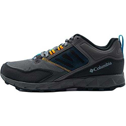 Columbia Herren Flow Walking-Schuh, Dark Grey, Cyan Blue, 41.5 EU von Columbia