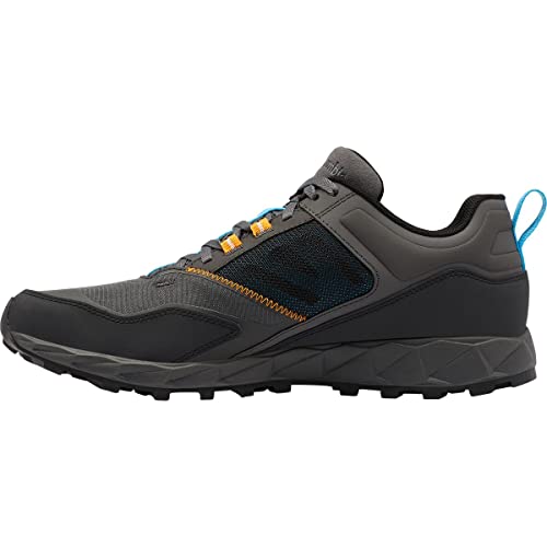 Columbia Herren Flow Walking-Schuh, Dark Grey, Cyan Blue, 42 EU von Columbia