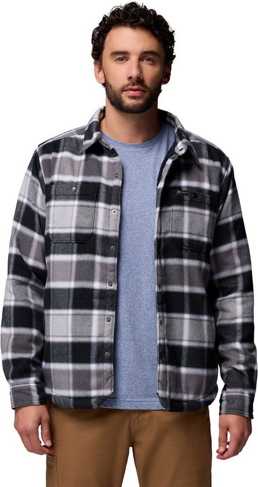 Columbia Funktionshemd Windward II Shirt Jacket BLACK TRAPPER WINDOWPANE von Columbia