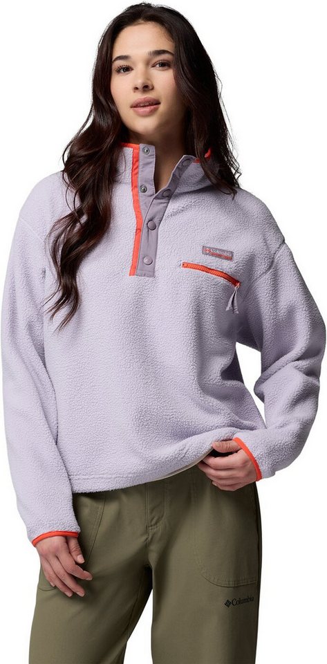 Columbia Funktionsjacke Helvetia II Cropped Half Snap Fleec LAVENDER PEARL, SHALE PURPLE, ZING von Columbia