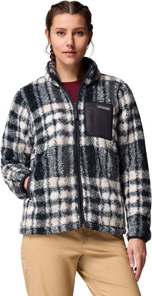 Columbia Funktionsshirt West Bend Print Full Zip II BLACK HERRINGPLAID von Columbia