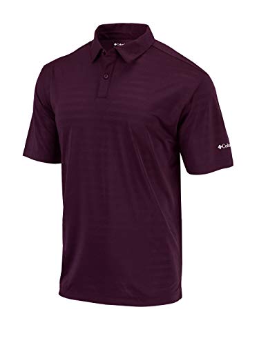 Columbia Golf Herren Omni-Freeze Zero Band Polo, Lila Dahlia, Groß von Columbia