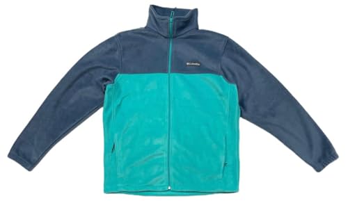 Columbia Granite Mountain Herren-Fleecejacke, durchgehender Reißverschluss, Größe XL, Blau (Blue/Strong Aqua) von Columbia