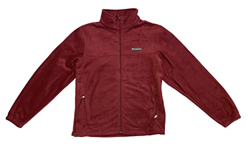 Columbia Granite Mountain Herren-Fleecejacke mit durchgehendem Reißverschluss (AS 1, Alpha, M, regulär, Weinrot, Größe M) von Columbia