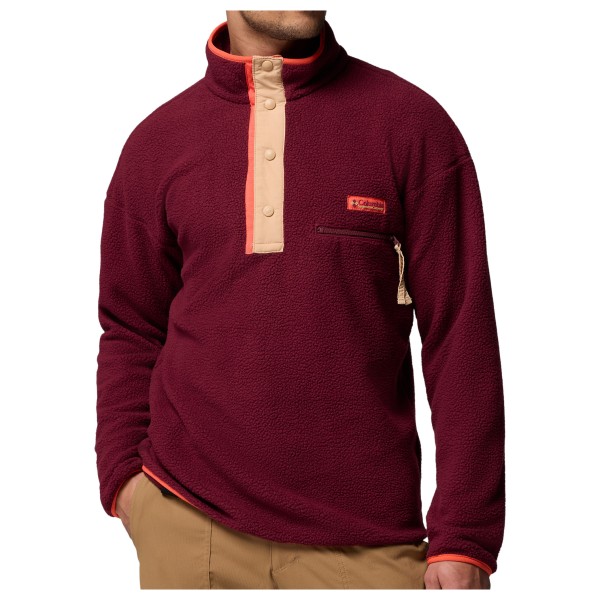 Columbia - Helvetia II Half Snap Fleece - Fleecepullover Gr XXL rot von Columbia