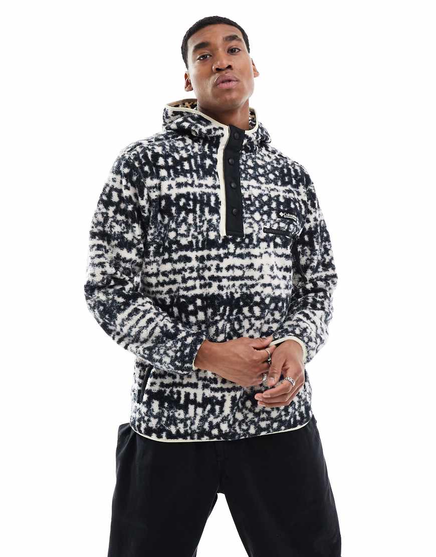 Columbia - Helvetia II - Kapuzenpullover in Schwarz mit Print und gepunkteten Streifen Columbia - Helvetia II - Kapuzenpullover in Schwarz mit Print und gepunkteten Streifen von Columbia