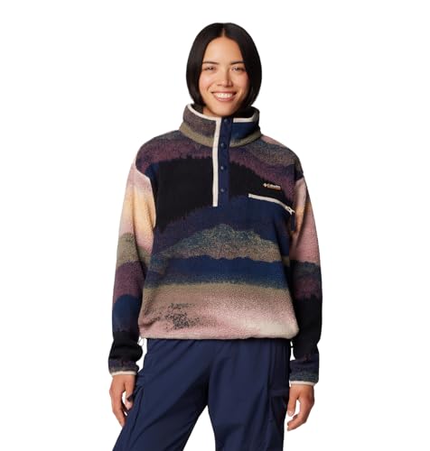 Columbia Helvetia II Printed Cropped Half Sn Collegiate Navy Dolomites - L von Columbia