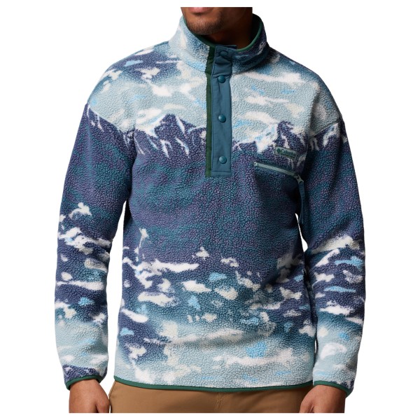 Columbia - Helvetia II Printed Half Snap Fleece - Fleecepullover Gr XXL blau von Columbia