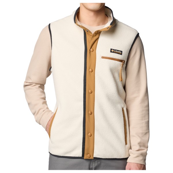 Columbia - Helvetia II Vest - Fleeceweste Gr L beige/weiß von Columbia