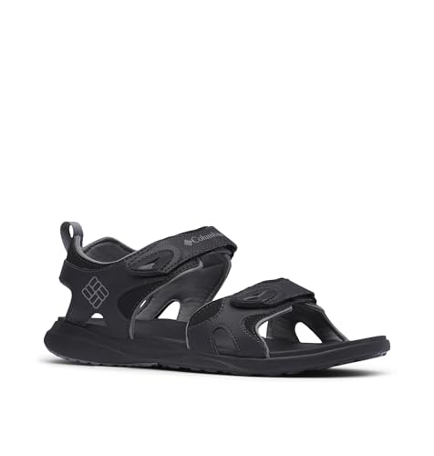 Columbia Herren 2 Strap Sandalen, Schwarz (Black, Ti Grey Steel 010), 41 EU von Columbia