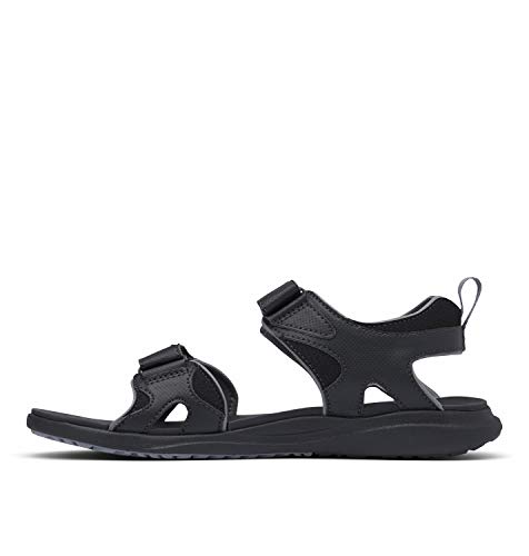 Columbia Herren 2 Strap Sandalen, Schwarz (Black, Ti Grey Steel 010), 45 EU von Columbia