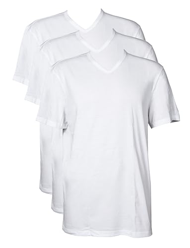 Columbia Herren 3er-Pack Baumwoll V-Ausschnitt T-Shirt, Weiss/opulenter Garten, Mittel Columbia Herren 3er-Pack Baumwoll V-Ausschnitt T-Shirt, Weiss/opulenter Garten, Mittel von Columbia