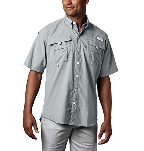 Columbia Herren Bahama II Kurzarm-Shirt, Grau (Cool Grey), 5X Tall von Columbia