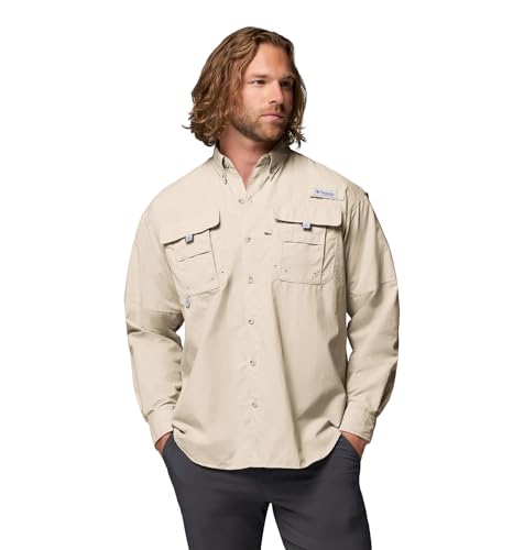 Columbia Herren Bahama II Langarmshirt, 2024 Fossil, XX-Large von Columbia