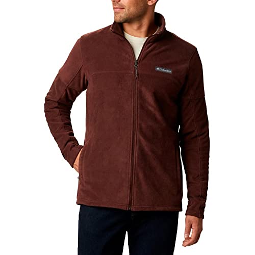 Columbia Herren Basin Trail III Full Zip Fleece-Jacke, Mountain Red, Black, XXL von Columbia