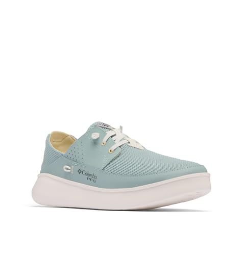 Columbia Herren Boatside Breathe Relaxed PFG Bootsschuh, Crushed Blue Lemon Wash, 43 EU Weit von Columbia