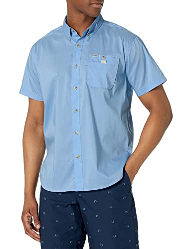 Columbia Herren Bonefish Kurzarm-Shirt Wanderhemd, Achatblau, X-Large von Columbia