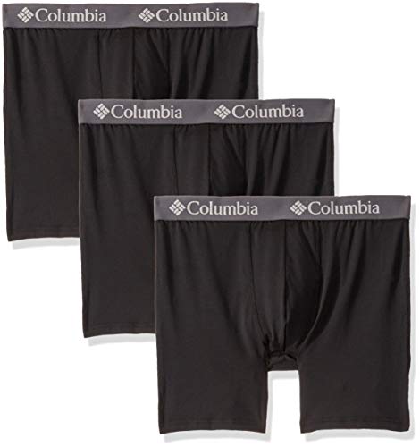 Columbia Herren Boxer Brief Unterwäsche, schwarz, Medium von Columbia