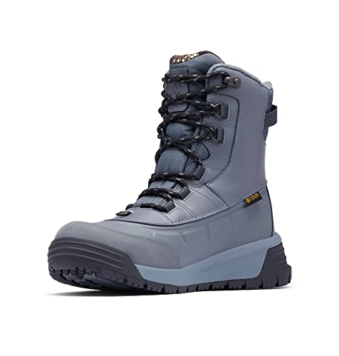 Columbia Bugaboot Celsius wasserdichte Schneestiefel für Herren, Grau (Graphite x Black), 43.5 EU von Columbia