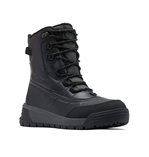Columbia Bugaboot Celsius wasserdichte Schneestiefel für Herren, Schwarz (Black x Shark), 46 EU von Columbia