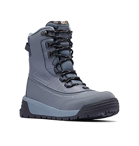 Columbia Bugaboot Celsius wasserdichte Schneestiefel für Herren, Grau (Graphite x Black), 43 EU von Columbia
