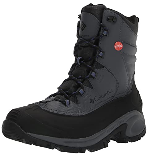 Columbia Herren Bugaboot III Schneestiefel, Graphit/Schwarz, 42.5 EU Weit von Columbia