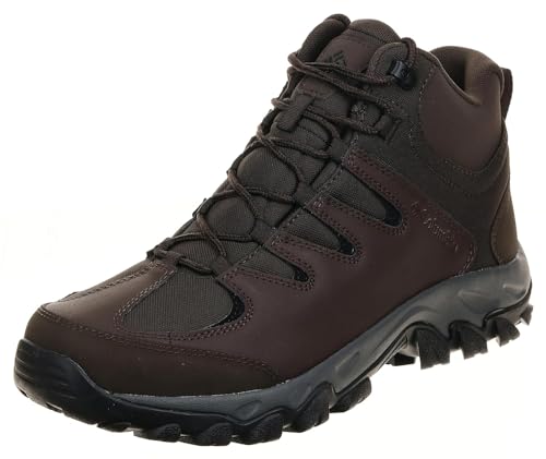 Columbia Herren Buxton Peak Mid Ii Wanderschuh, Cordovan/Schwarz, 44 EU Weit von Columbia