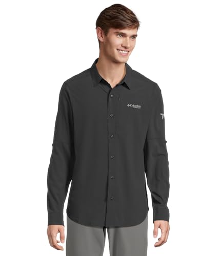 Columbia Herren Cirque River Vented Woven Long Sleeve, Black, XL von Columbia