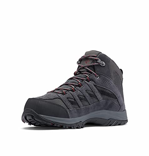 Columbia Herren Crestwood Mid Waterproof Wanderschuh, Dunkelgrau/Deep Rost, 44.5 EU Weit von Columbia