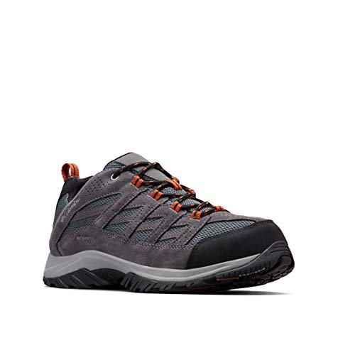 Columbia Crestwood WP wasserdichte Wanderschuhe für Herren, Grau (Graphite x Dark Adobe), 47 EU von Columbia