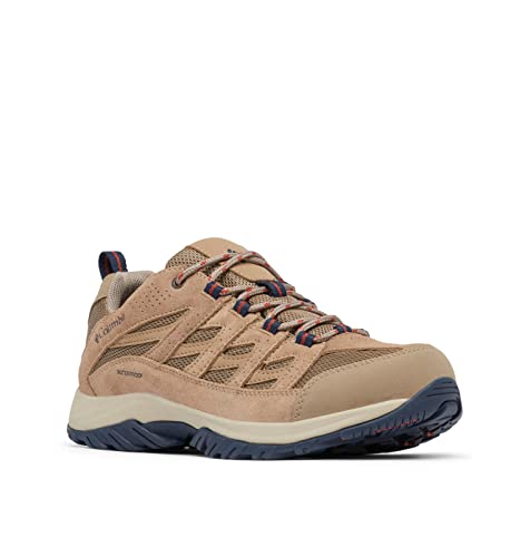 Columbia Herren Crestwood Waterproof Wanderschuh, Ash Brown Warp Red, 42 EU von Columbia