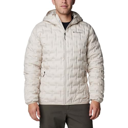 Columbia Herren Delta Ridge 2 Down Hooded Jacket Daunenjacke mit Kapuze, Dark Stone, L von Columbia