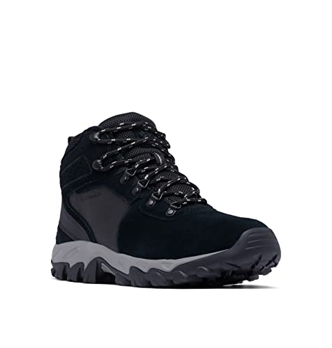 Columbia Herren Discontinued Newton Ridge Plus Ii Suede Waterproof Wanderschuh, Schwarz/Stratus, 48 EU Weit von Columbia