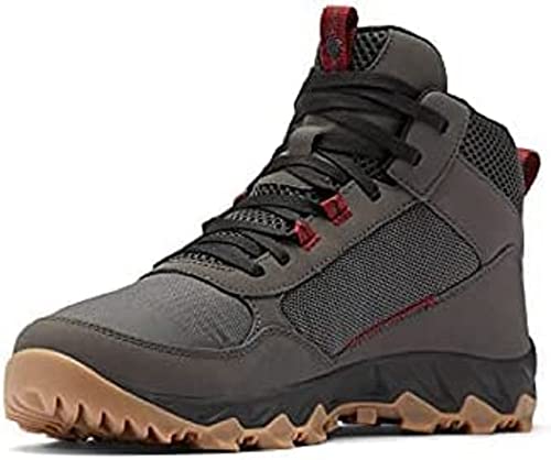 Columbia Herren Durchflussmenge: Sneaker, Dunkelgrau/roter Jaspis, 43 EU von Columbia