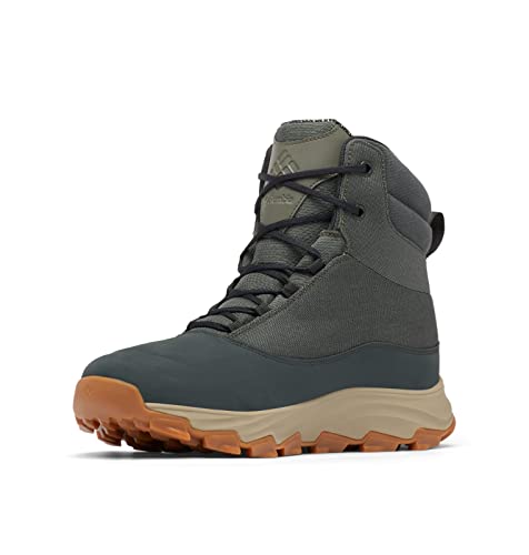 Columbia Herren Expeditionist Protect Omni-Heat Schneestiefel, Kies/Dunkles Moos, 42 EU von Columbia