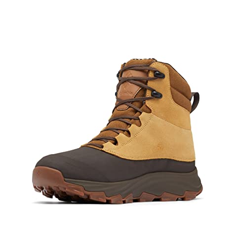 Columbia Expeditionist Shield wasserdichte Schneestiefel für Herren, Grün (Curry x Light Brown), 41 EU von Columbia