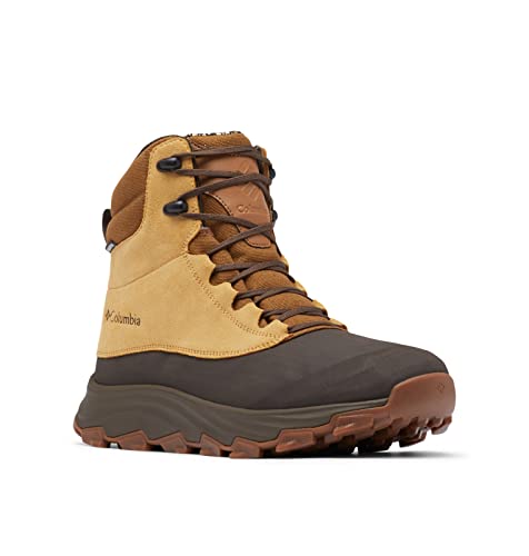 Columbia Expeditionist Shield wasserdichte Schneestiefel für Herren, Grün (Curry x Light Brown), 41.5 EU von Columbia