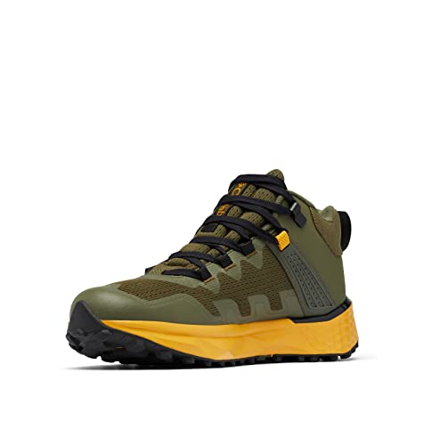 Columbia Herren Facet 75 Mid Outdry wasserdichte Wanderstiefel, Grün (Nori x Golden Yellow), 44 EU von Columbia