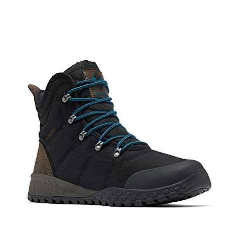 Columbia Herren Fairbanks Omni-Heat Schneestiefel, Schwarz/Cordovan, 50 EU Weit von Columbia