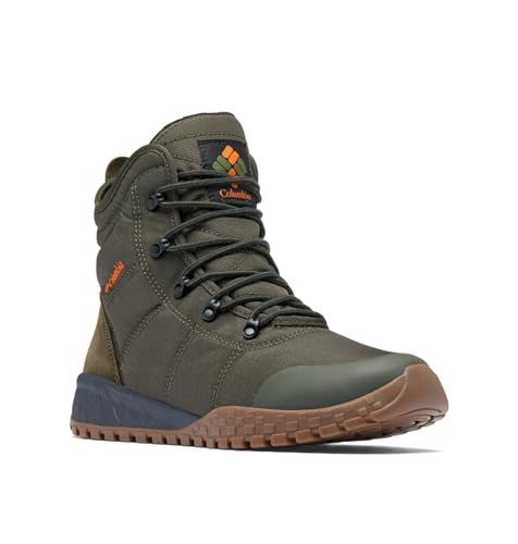 Columbia Herren Fairbanks Omni-Heat Schneestiefel, Deep Olive/Desert Sun, 48 EU Weit von Columbia