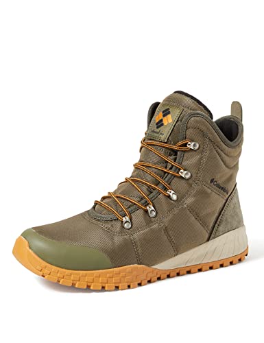 Columbia Herren Fairbanks Omni-Heat Wanderstiefel, Nori/Canyon Gold, 43 EU Weit von Columbia