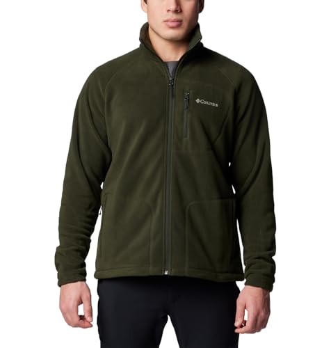 Columbia Herren Fast Trek 2 Fleece Fleecejacke mit durchgehendem Reißverschluss, Grünlandschaft, XXL von Columbia
