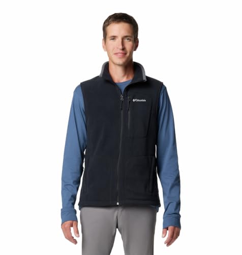 Columbia Herren Fast Trek Fleece Vest Fleeceweste, Schwarz, XXL von Columbia