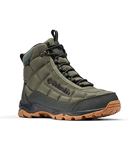 Columbia Herren Firecamp Boot Wanderschuh, Stone Green/Black, 44.5 EU Weit von Columbia
