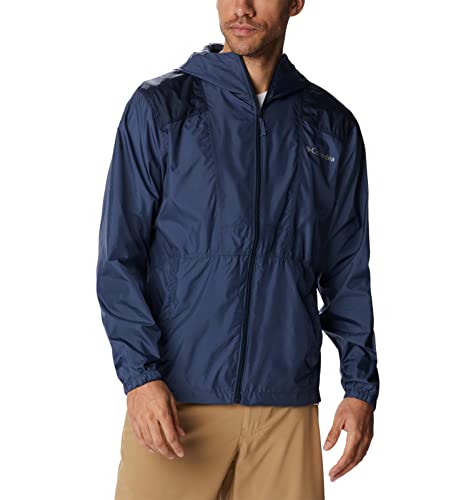 Columbia Herren Flashback Windbreaker Shell Jacke, Dark Mountain/Collegiate Navy, XL von Columbia