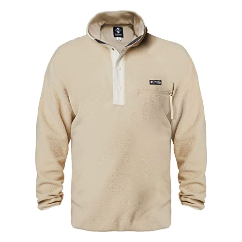 Columbia Herren Fleecepullover Helvetia(TM) Half Snap Fleece, Farbe:Beige, Größe:L, Artikel:-277 Ancient fossil von Columbia