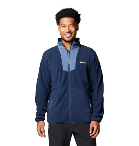 Columbia Herren Full Zip Sequoia Grove Fleece mit durchgehendem Reißverschluss, Collegiate Navy/Dark MTN, M von Columbia