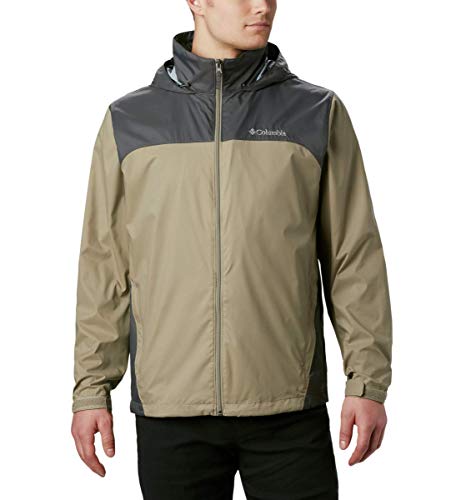 Columbia Herren Glennaker Lake Regenjacke, Tusk, Grill, X-Large Tall von Columbia