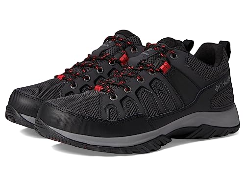 Columbia Herren Granit Trail Wasserdicht Wanderschuh, Shark/Mountain Red, 42 EU von Columbia